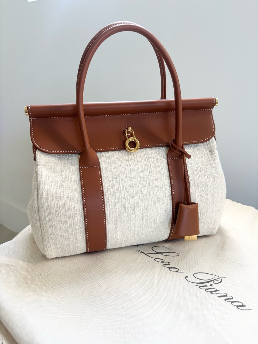 NWT Loro Piana Loom L25 Handbag - Picture 3 of 8